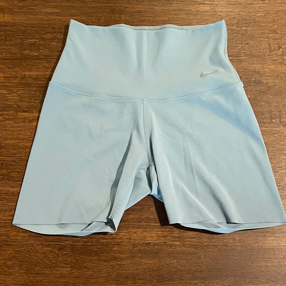Nike Women's Sky Blue Bike Shorts